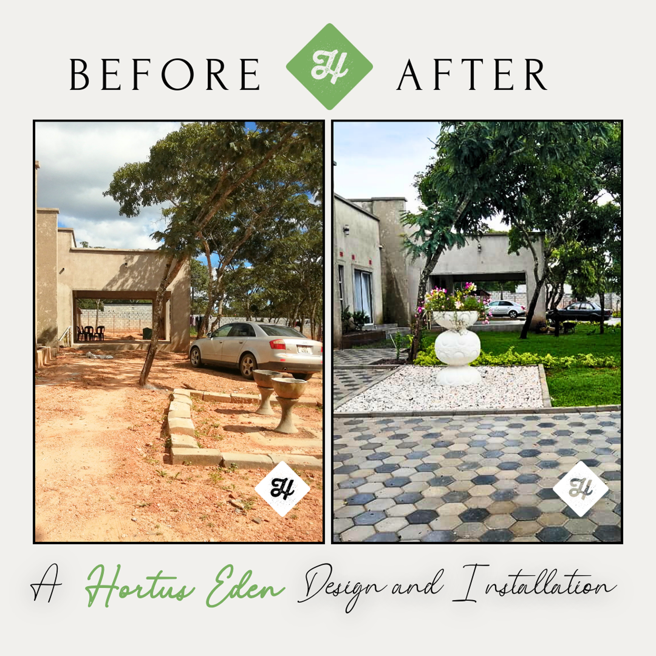 Lawn Before & After Maintenance